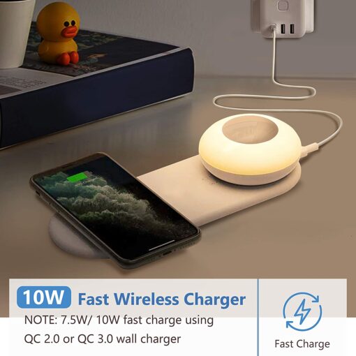 LED Touch Light Wireless Charger - Image 3