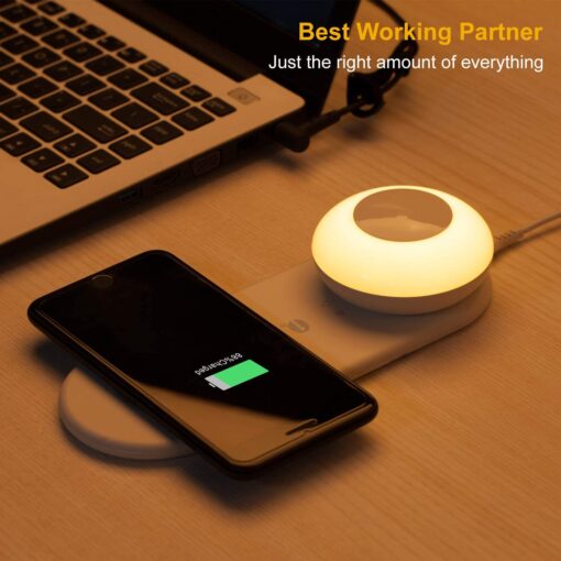 LED Touch Light Wireless Charger