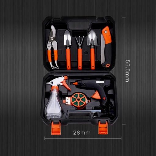 10pcs Durable Gardening Tool Combination Portable Toolbox - Image 3