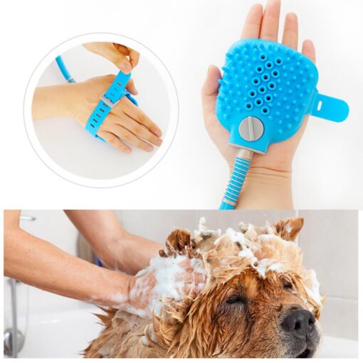 2 in 1 Pet Shower Sprayer Cleaning Brush - Image 8