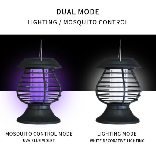 Outdoor Solar Mosquito Outdoor Pest Fly Killer Lamp - Image 4