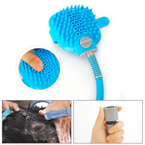 2 in 1 Pet Shower Sprayer Cleaning Brush - Image 7