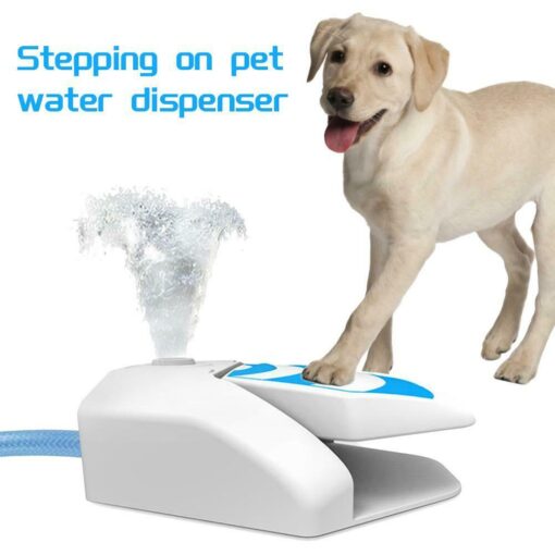 Outdoor Dog Water Fountain Step on Pet Water Dispenser - Image 8