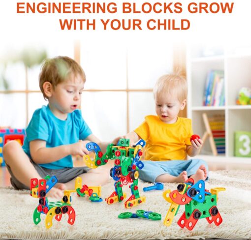 Creative Engineering STEM Toys Building Blocks  105pcs - Image 4