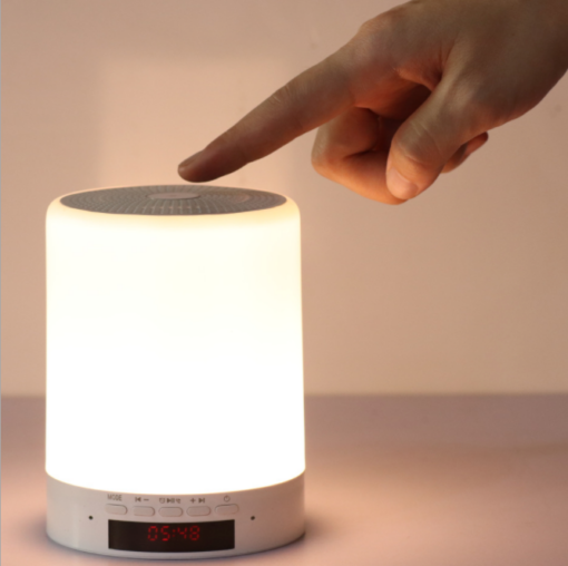 Bedside Lamp with Bluetooth Speaker With Timing Display - Image 2