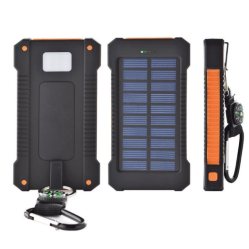 8000 mAh Solar Power Bank With Flashlight - Image 7