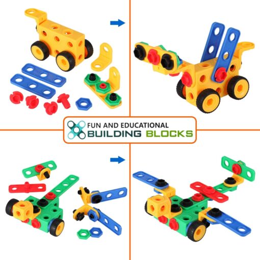 Creative Engineering STEM Toys Building Blocks  105pcs - Image 7