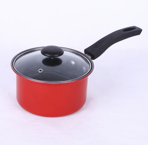 5PCS Red Cookware Set Nonstick Pots & Pans - Image 4