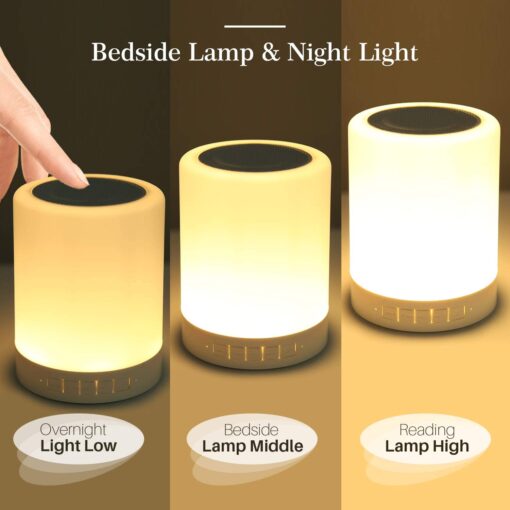 Bedside Lamp with Bluetooth Speaker - Image 4