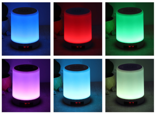 Bedside Lamp with Bluetooth Speaker With Timing Display - Image 3