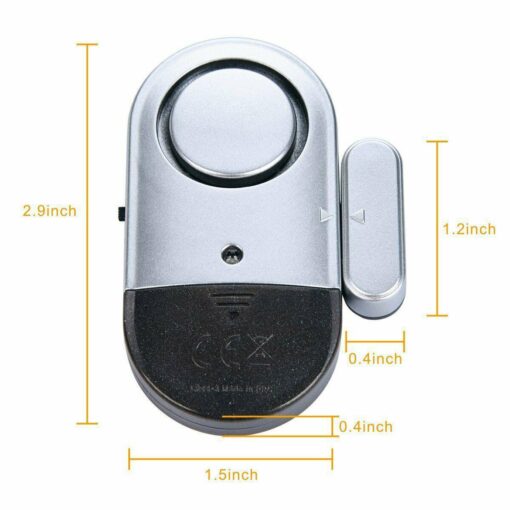 Super Loud Sound Sensor Mini Window Door Alarm Burglar - Image 2