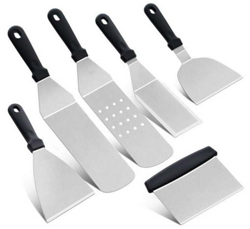 Multifunctional Stainless Steel Cooking Spatula Griddle Scrapers Set