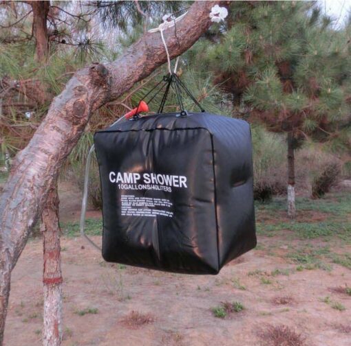 40 L Camping Shower Solar Shower Bag