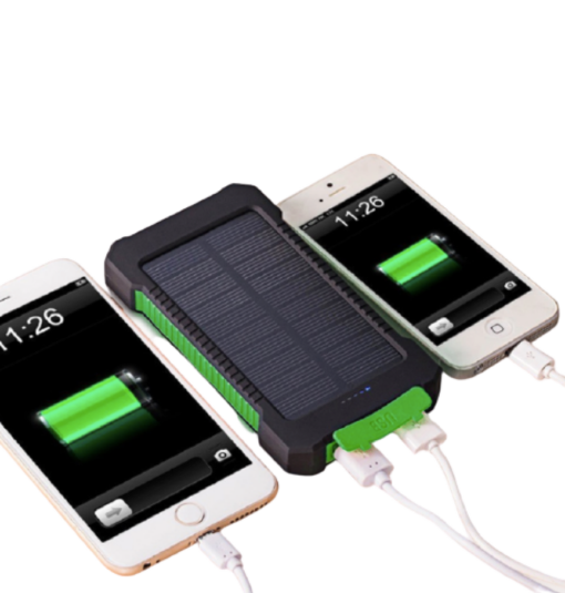 8000 mAh Solar Power Bank With Flashlight - Image 3