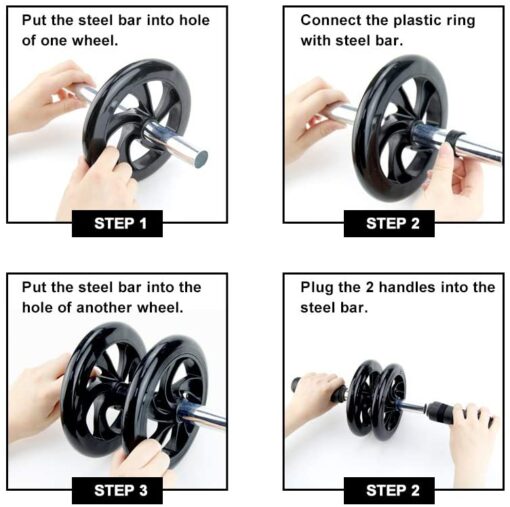 Ab Roller Wheel Exercise Equipment for Core Workout - Image 2