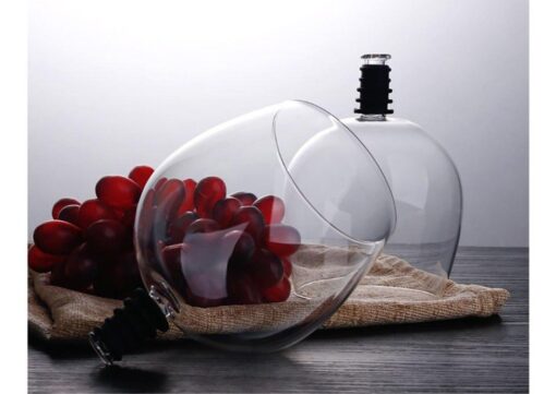 Bottle Topper Wine Glass - Image 4