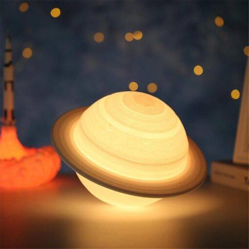 Colour Changing Saturn Lamp - Image 6