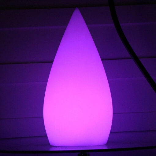 White Teardrop USB Rechargeable Table Lamps - Image 10