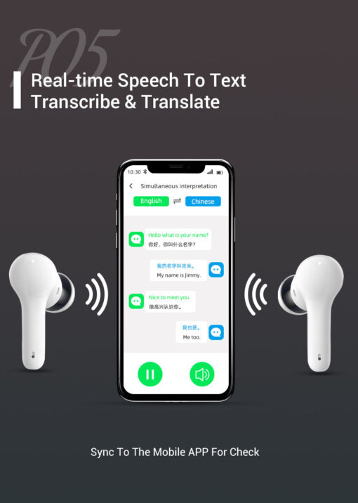 Bluetooth Wireless Earphone Language Translator - Image 7
