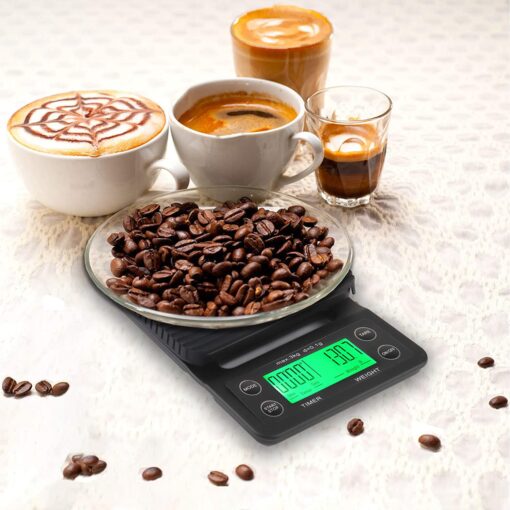 Digital Kitchen Scale Drip Coffee Scale with Timer - Image 4