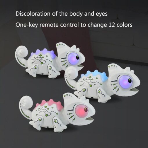 RC animal car Remote Control Chameleon toy Robot Dinosaur Toys Changeable Light Electronic Model Intelligent Toys Kids Gift - Image 9