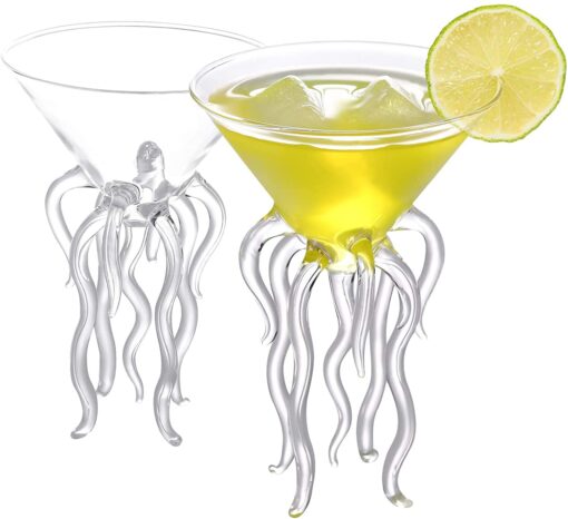 Jellyfish Octopus Cocktail Glass Cup