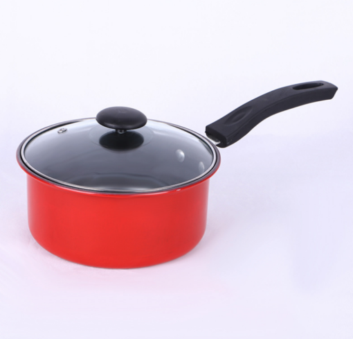 5PCS Red Cookware Set Nonstick Pots & Pans - Image 5