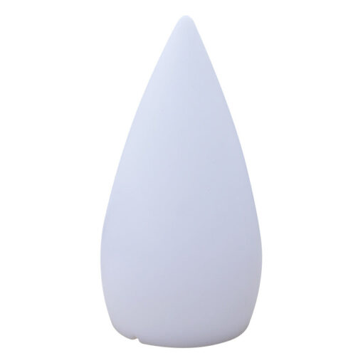 White Teardrop USB Rechargeable Table Lamps