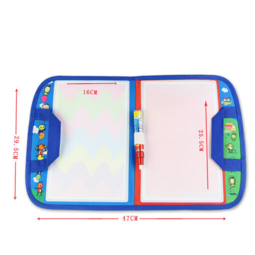 Kids’ Water Doodle Drawing Travel Bag Mat and Magic Pens - Image 6