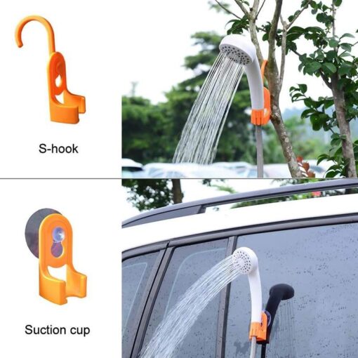 Portable Outdoor Shower Waterproof Camping Shower Pump - Image 2