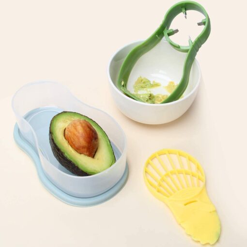 Avocado Slicer 6 In 1 Function Tool Storage Container Set - Image 4