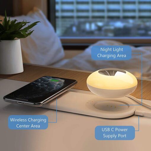 LED Touch Light Wireless Charger - Image 4