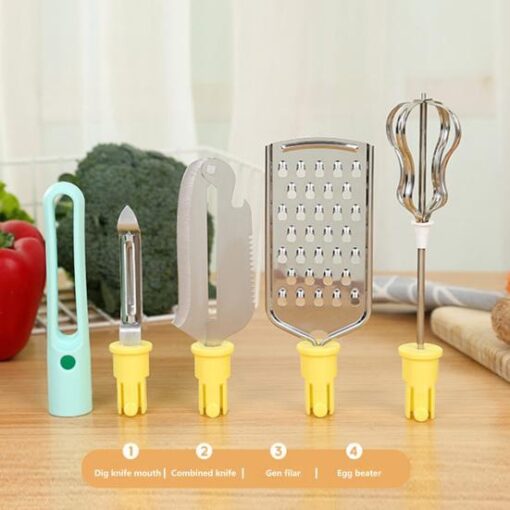 4 Pcs Stainless Steel Vegetable Peeler Bundle - Image 7