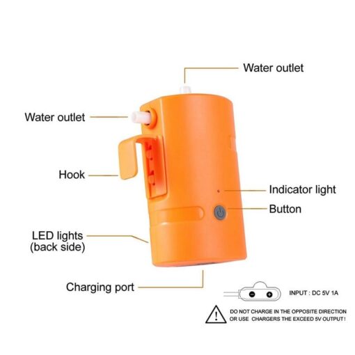 Portable Outdoor Shower Waterproof Camping Shower Pump - Image 6