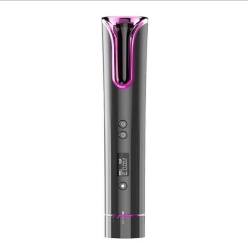 Wireless Hair Curler- Auto Curling Iron with LCD Temperature Display and Timer - Image 2