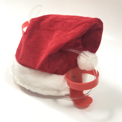 Santa's Holiday Drinking Hat - Image 4