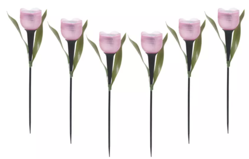 Tulip-Shaped Garden Solar Lights - Image 7