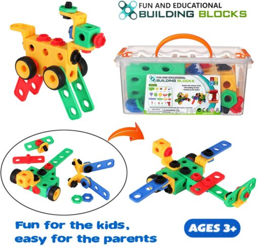 Creative Engineering STEM Toys Building Blocks  105pcs - Image 2