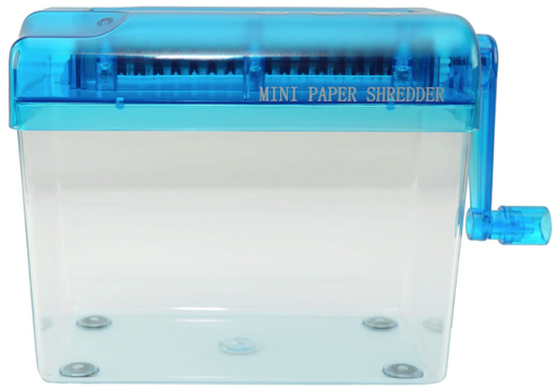 Hand Crank Paper Document Shredder Office and Teaching Supplies