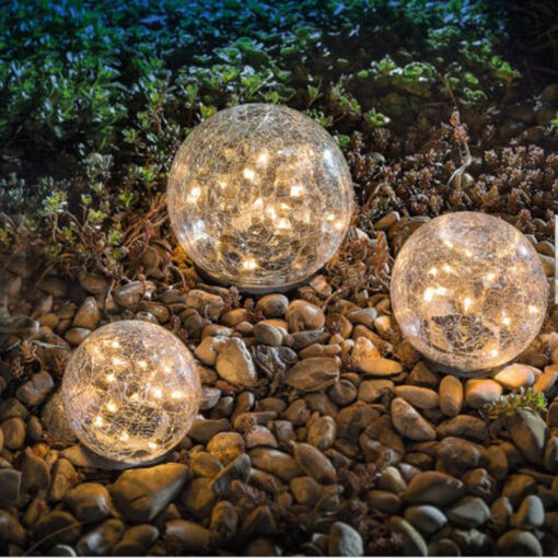 Solar Crack Ball LED Lights