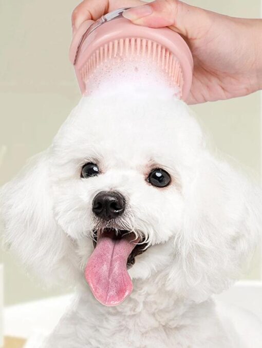 Silicone Bath Massage Brush for Pet - Image 12