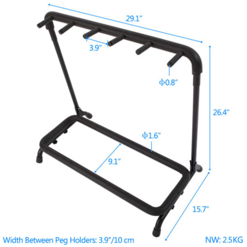 3 or 5 Guitar Holder Rack Stand - Image 9