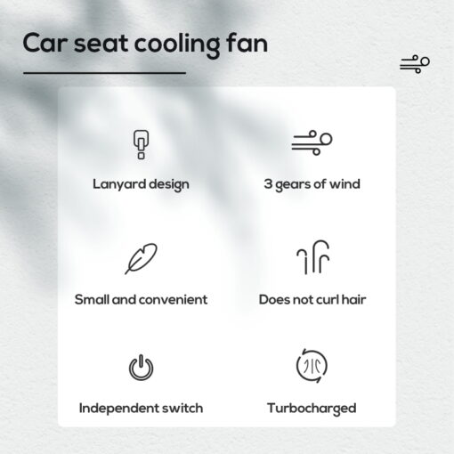 Car Headrest Cooling Fan - Image 3