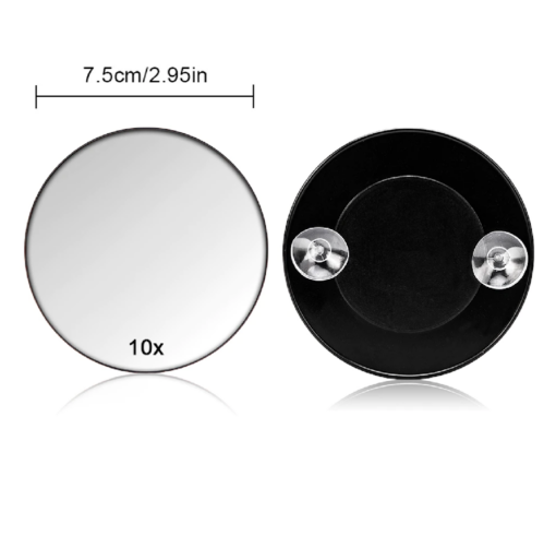 22 LED makeup mirror with optional X10 magnification mirror - Image 2