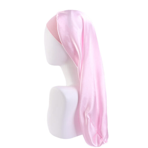 Long Satin Bonnet Sleep Cap - Image 10