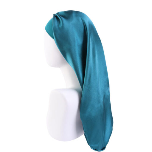 Long Satin Bonnet Sleep Cap - Image 18