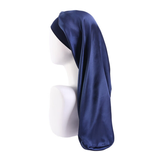 Long Satin Bonnet Sleep Cap - Image 17