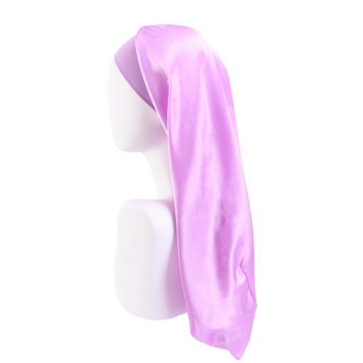 Long Satin Bonnet Sleep Cap - Image 9