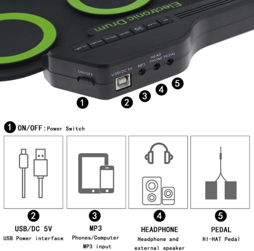 Portable Electronic Drum Pad - Image 25