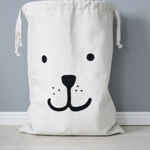 Washable Heavy Duty Drawstring Cotton Laundry Bag - Image 5